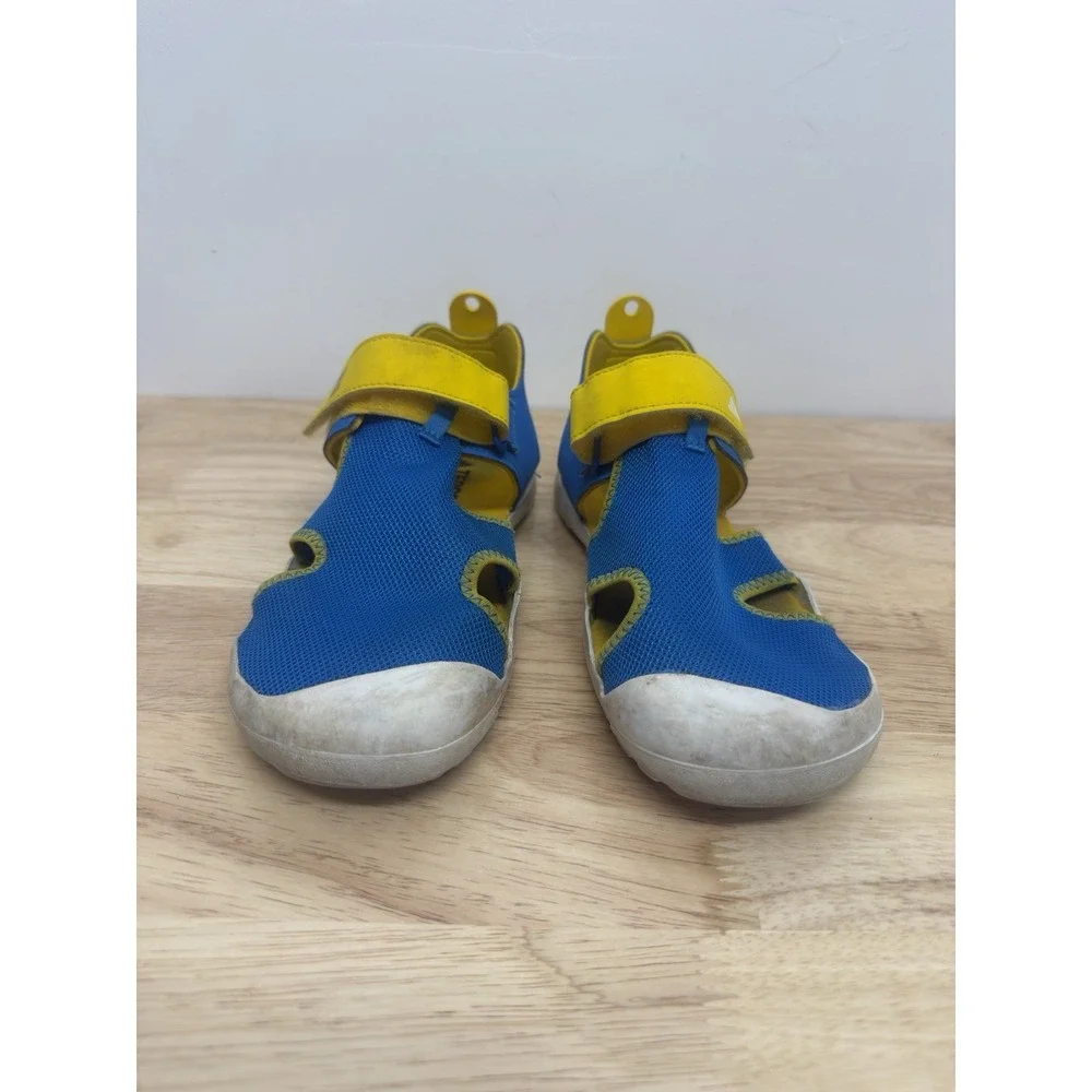 adidas Terrex Captain Toey Sandals LEGO‎ Bright Blue Cloud White Yellow Sz 5 #55